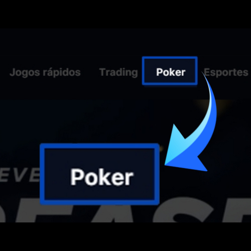 Após as operações anteriores, basta encontrar a seção de pôquer e começar a jogar