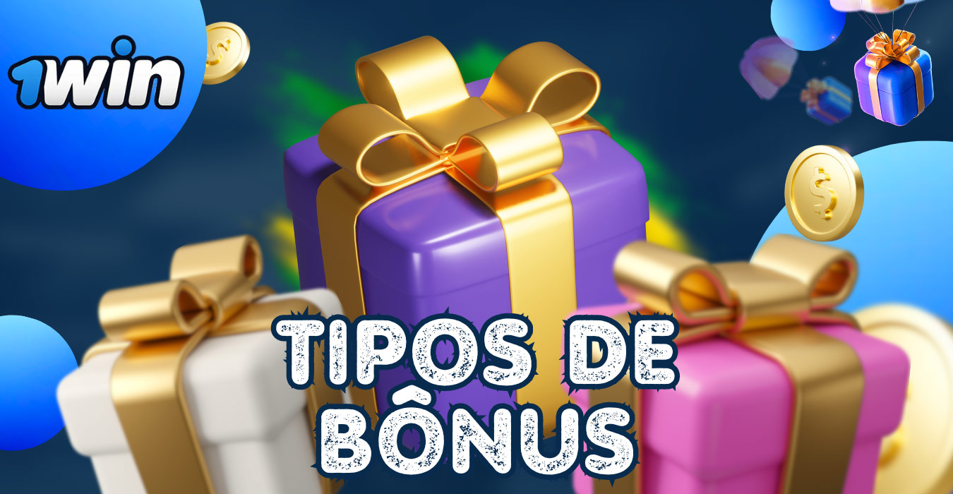 Tipos de bônus no 1Win Brasil