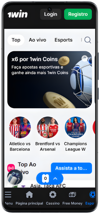 1win Captura de tela do sport paris